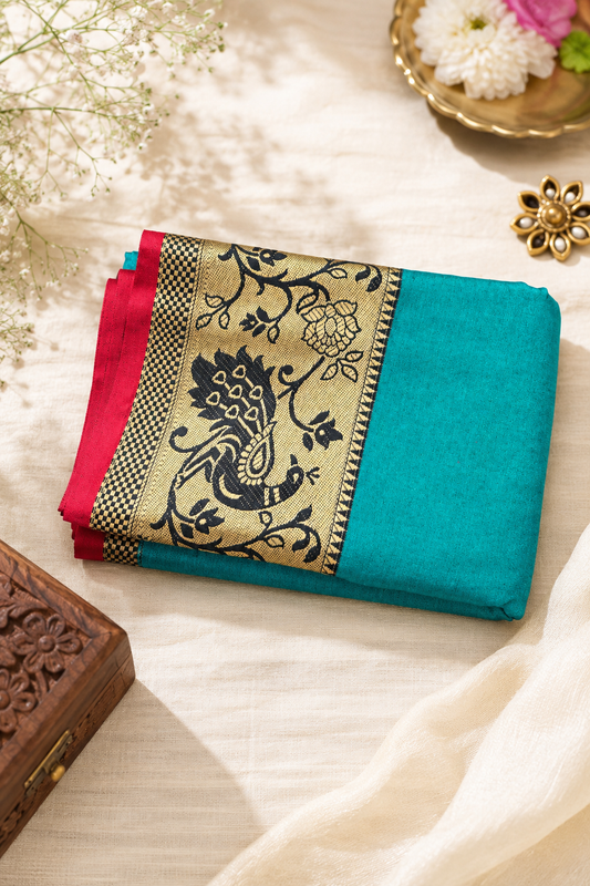 Traditional Narayanpet Cotton Saree