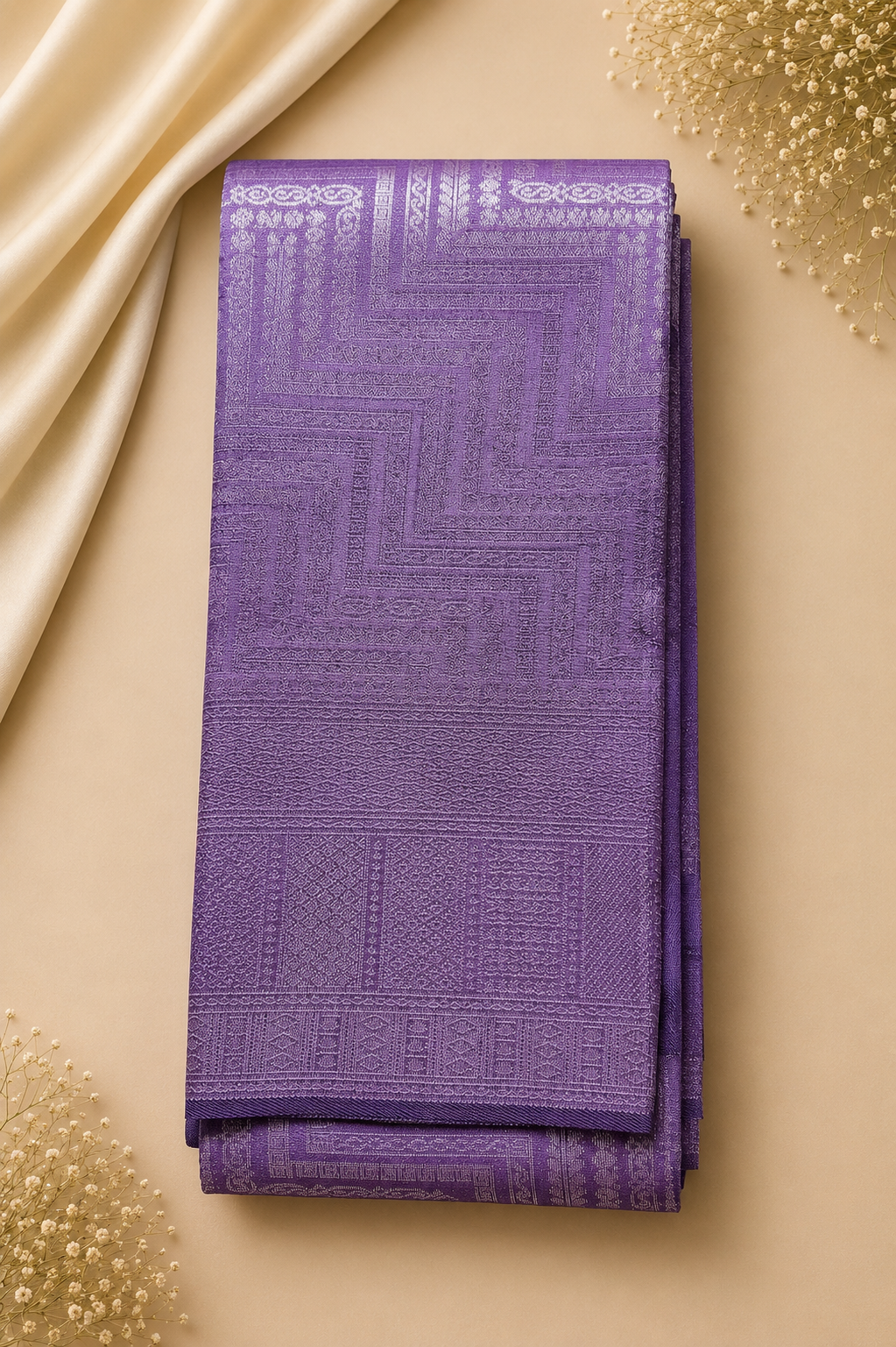 Tissue Silk Saree with Designer Zari Work