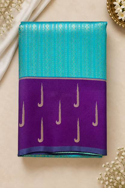 Kanchi Pattu Silk Saree – Rich Contrast Colour Collection