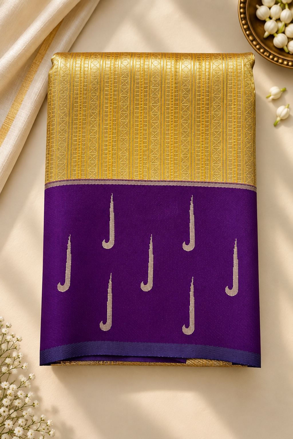 Kanchi Pattu Silk Saree – Rich Contrast Colour Collection
