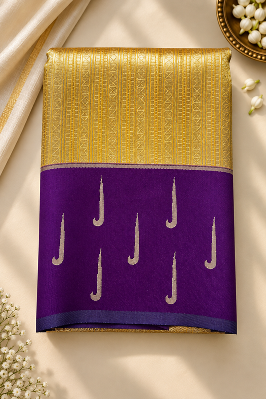 Kanchi Pattu Silk Saree – Rich Contrast Colour Collection