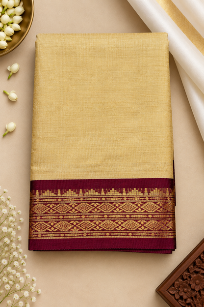 Soft Silk Zari Border Saree – Elegant Everyday & Festive Wear