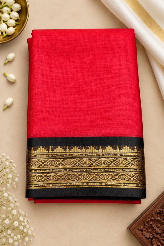 Soft Silk Zari Border Saree – Elegant Everyday & Festive Wear