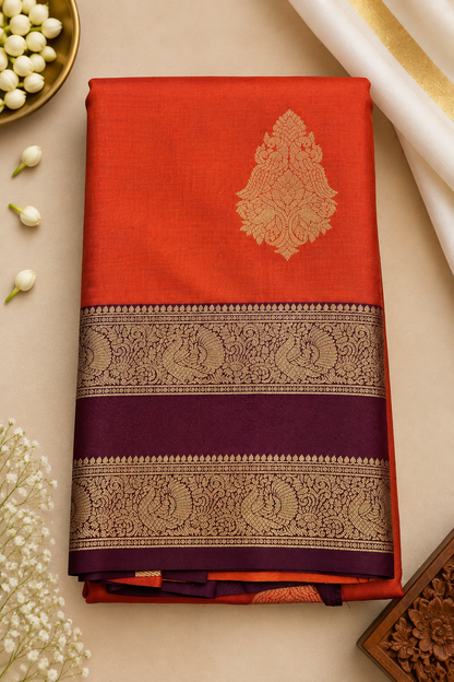 Premium Soft Silk Pattu Saree – Contrast Zari Elegance