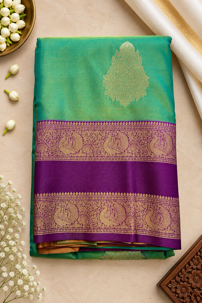 Premium Soft Silk Pattu Saree – Contrast Zari Elegance